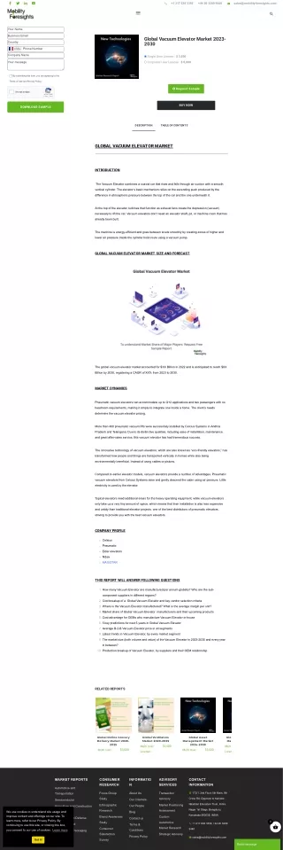 mobilityforesights_com Vacuum Elevator Market