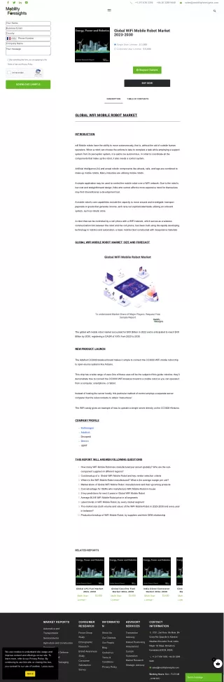 mobilityforesights_com Global WiFi Mobile Robot Market