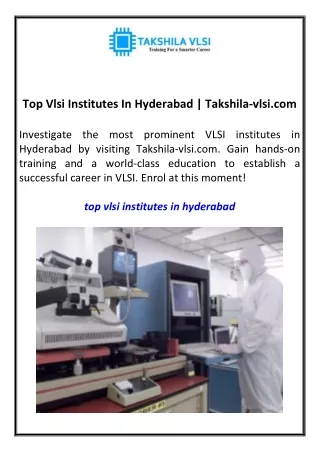 top vlsi institutes in hyderabad takshila vlsi com