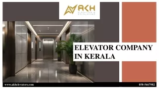 ELEVATOR COMPANY IN KERALA