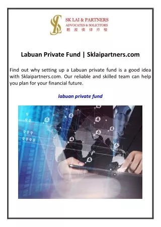 Labuan Private Fund Sklaipartners.com