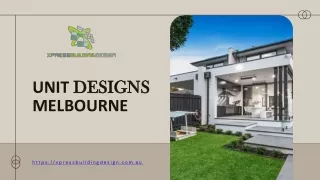 unit designs melbourne
