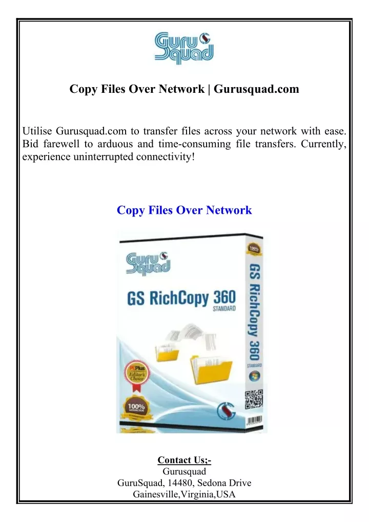 copy files over network gurusquad com