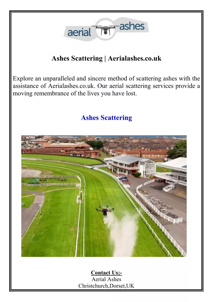 ashes scattering aerialashes co uk