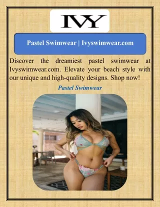 Pastel Swimwear   Ivyswimwear.com