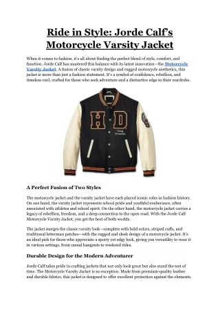 Ride in Style_ Jorde Calf’s Motorcycle Varsity Jacket