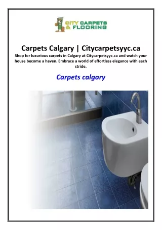 Carpets Calgary | Citycarpetsyyc.ca