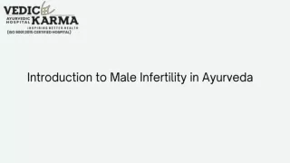 Male Infertility in Ayurveda