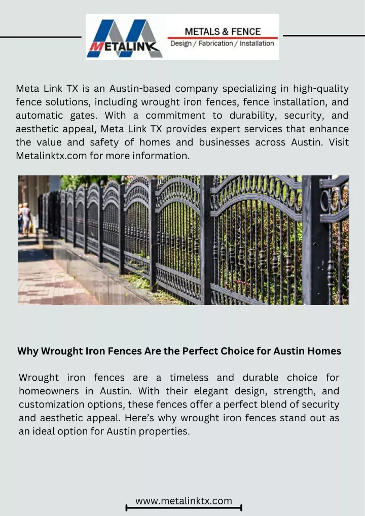 meta link tx is an austin based company