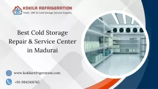 HVAC and Cold Storage Service Center in Madurai