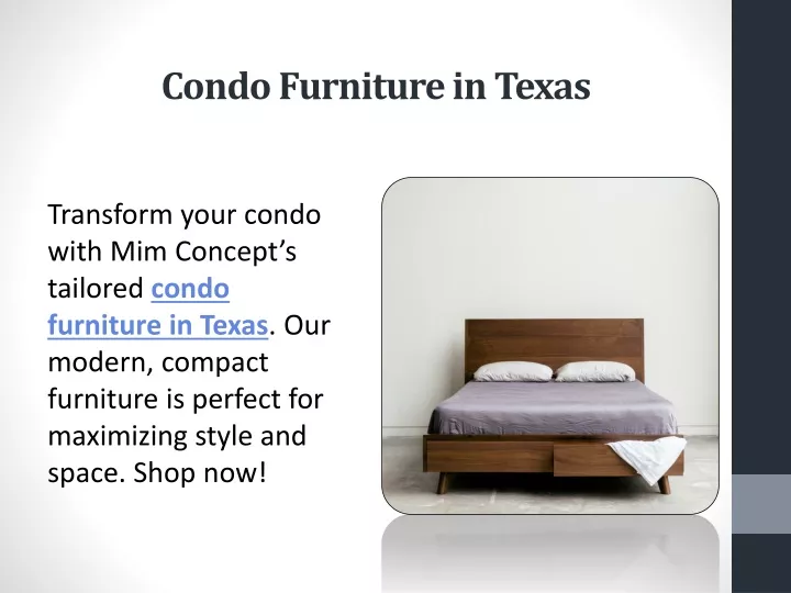 condo furniture in texas