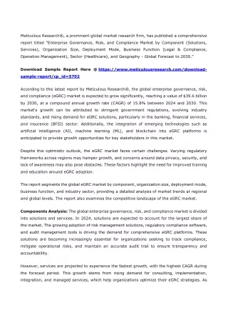 Enterprise Governance, Risk, and Compliance Market Forecast to Reach $39.6 Billi