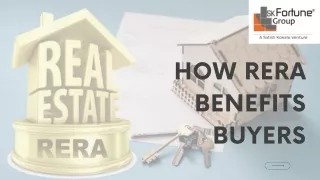 How RERA Benefits Buyers (PPT)