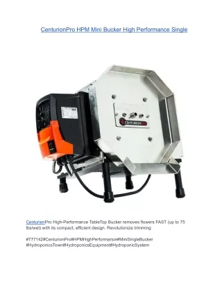 CenturionPro HPM Mini Bucker High Performance Single