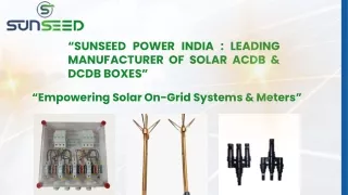 Sunseed Power India