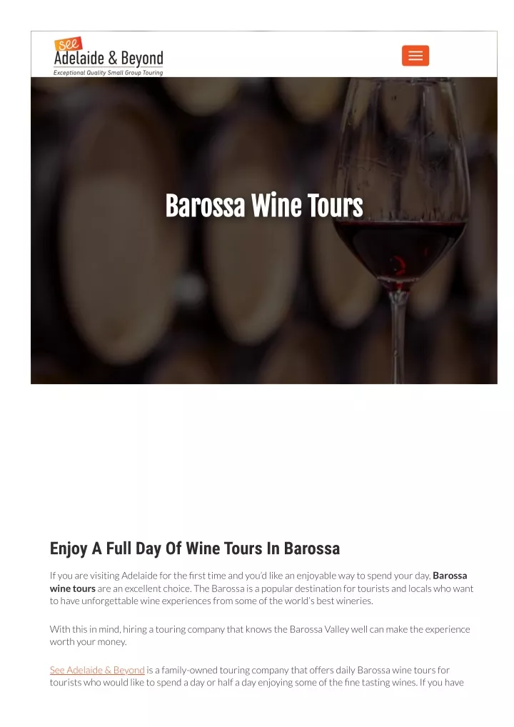 barossa wine tours barossa wine tours