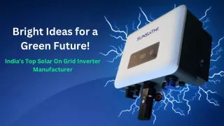 Sunsathi Grid Tie Solar Inverter