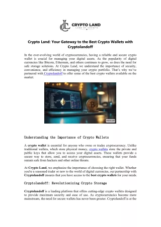 What’s the Best Crypto Wallet for Beginners?