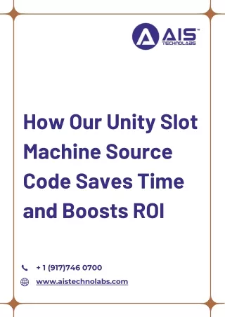 How Our Unity Slot Machine Source Code Saves Time and Boosts ROI