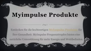 Myimpulse Produkte