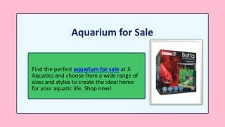 Aquarium for Sale