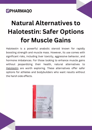 natural alternatives to halotestin safer options