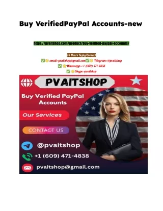 Buy Verified PayPal Accounts