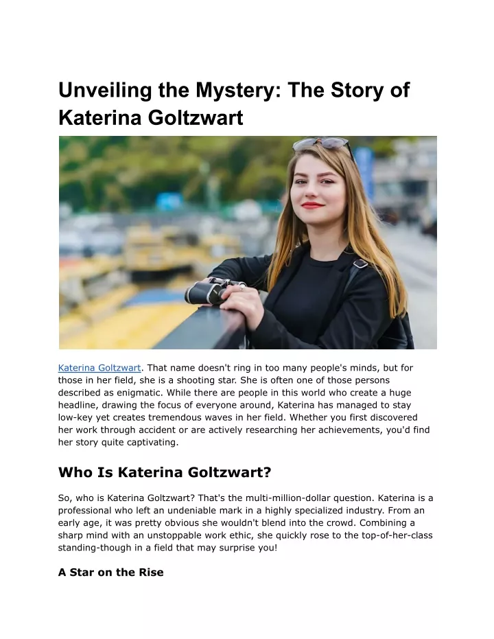 unveiling the mystery the story of katerina