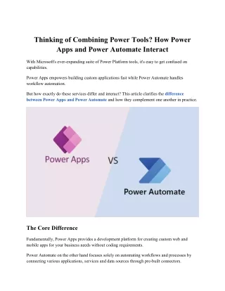 Thinking of Combining Power Tools How Power Apps and Power Automate Interact