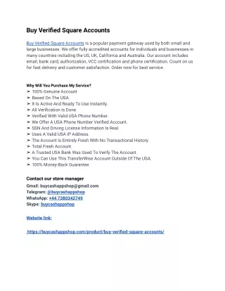 10 Easy Steps To More Buy Verified Square Accounts
