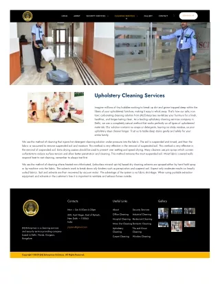 Upholstery Cleaning Services Company in Delhi, India
