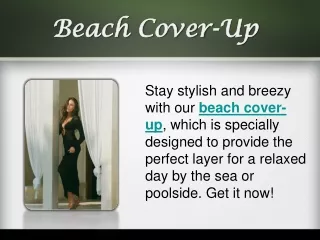 beach cover up