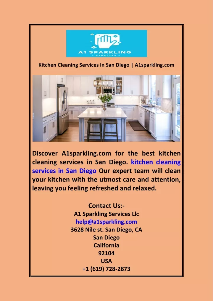 kitchen cleaning services in san diego