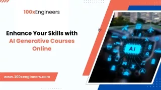 Enhance Your Skills with AI Generative Courses Online