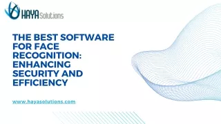The Best Software for Face Recognition Enhancing Security and Efficiency