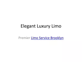 limo service brooklyn