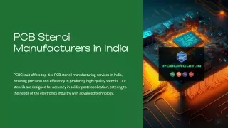 PCB Stencil Manufacturers in India