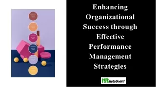 enhancing organizational success through