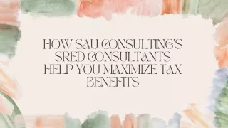 Expert SRED Consultants for SR&ED Claims – SAU Consulting