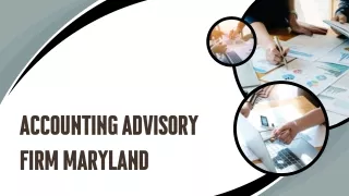 Accounting Advisory Firm Maryland