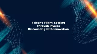 Falcon's Invoice Discounting App - Unlock Cash Flow Instantly