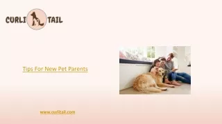 Tips for New Pet Parents