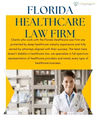 Healthcare Provider Legal Representation