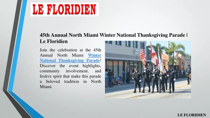 45th annual north miami winter national