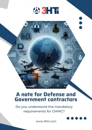 Understanding CMMC Requirements for Defense and Government Contractors