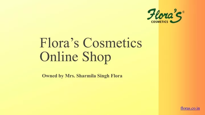 flora s cosmetics online shop