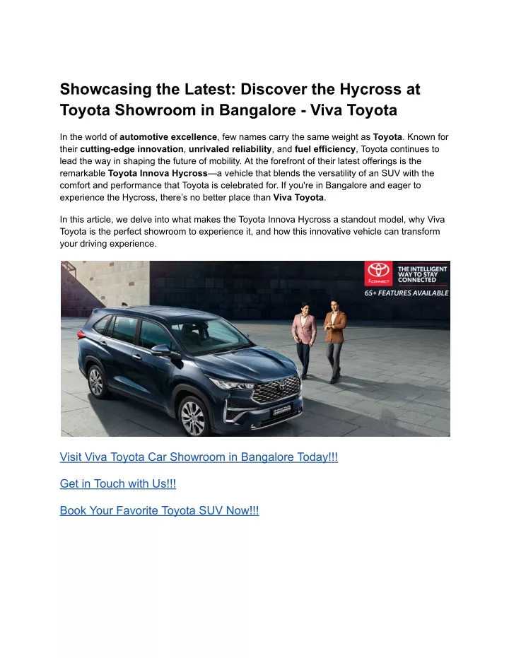 showcasing the latest discover the hycross