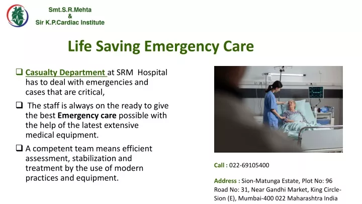 life saving emergency care