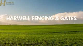 Luxury Entry Gates and Fences for Your Home - Harwell Design