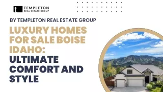 Luxury Homes for Sale Boise Idaho Ultimate Comfort and Style